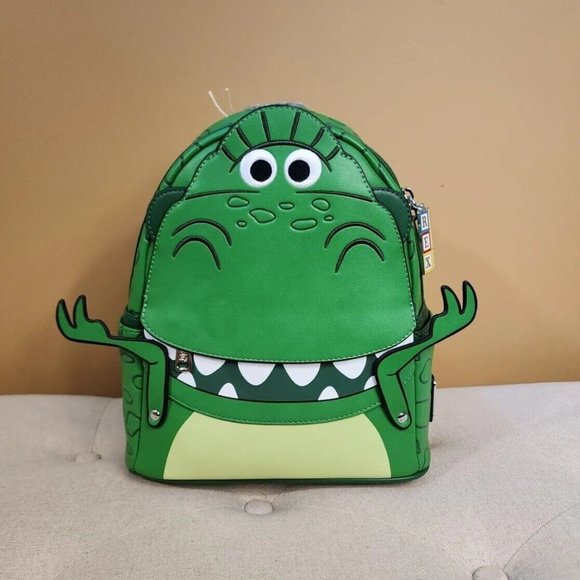Loungefly Disney Pixar Toy Story Rex Cosplay Mini Backpack NYCC Exclusive NEW - Picture 13 of 13